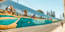 В Пафосе появились самые большие граффити на Кипре