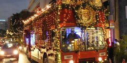 По Лимассолу курсирует автобус Санта-Клауса