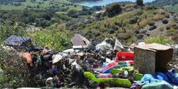 Стихийная свалка угрожает экологии красивейшего водохранилища в районе Пафоса