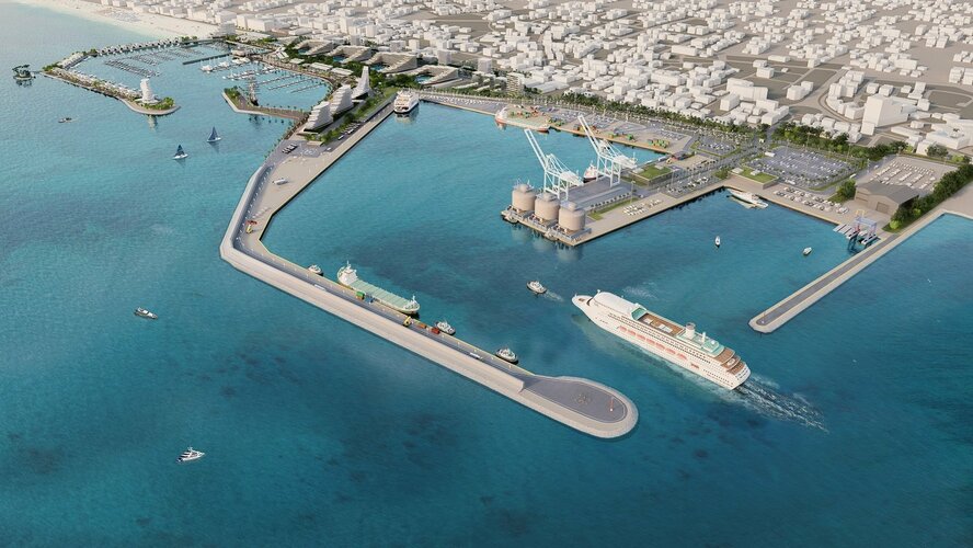 На Кипре начались работы по развитию гавани и порта Ларнаки