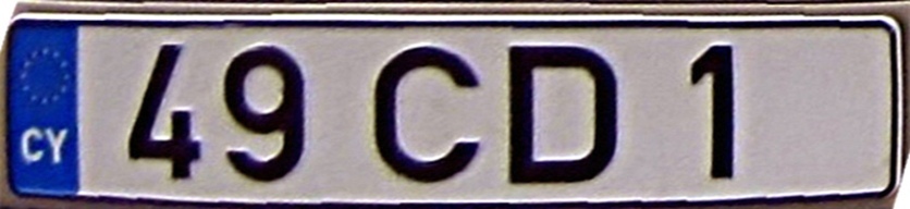 Регистрационные номерные знаки Республики Кипр : фото 40
