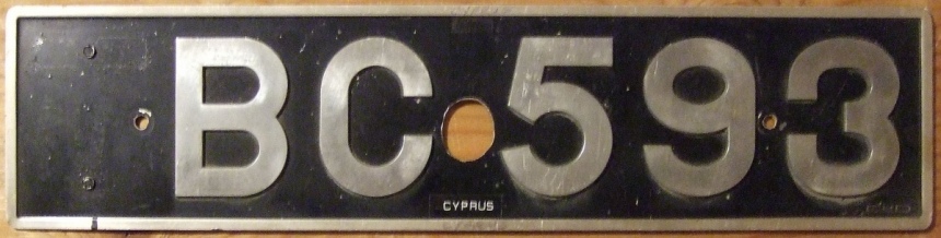 Регистрационные номерные знаки Республики Кипр : фото 8
