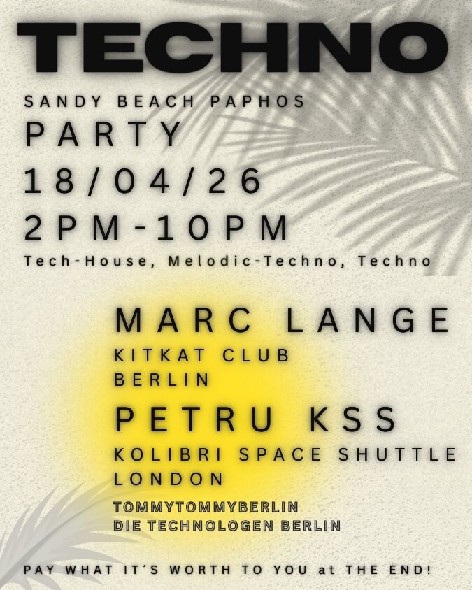 Sandy Beach tech-house / techno session