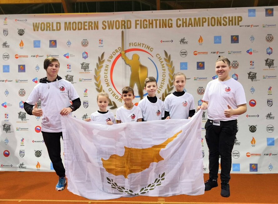 Кипрские спортсмены приняли участие в первом чемпионате мира по современному мечевому бою