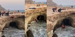 Кипрские спасатели эвакуировали туриста из затопленных пещер Каво Греко