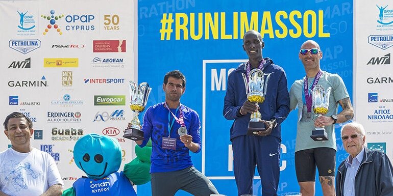 Кенийские бегуны побеждают в Лимассольском марафоне три года подряд! (Фото)