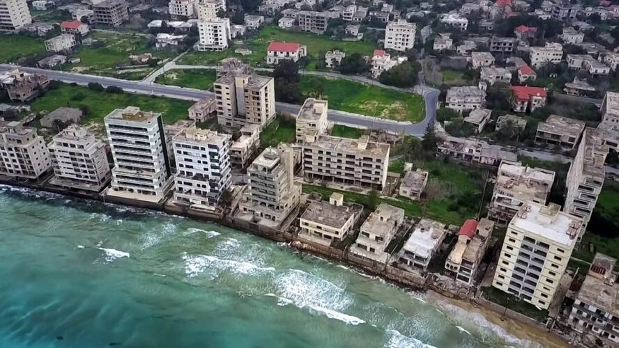 Новые кадры «Города призрака» на Кипре (видео)