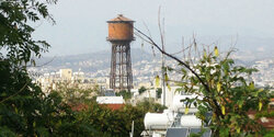 Водонапорная башня - символ города и арт-объект Лимассола