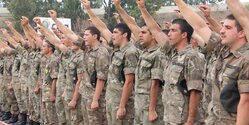 Принятие присяги в Кипрской армии 18 июля 2018