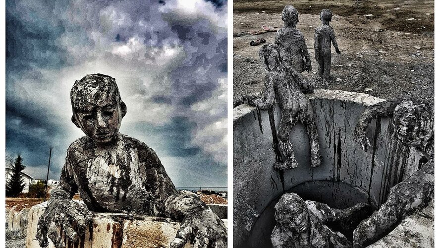 В Колосси появилась самая страшная скульптура на Кипре