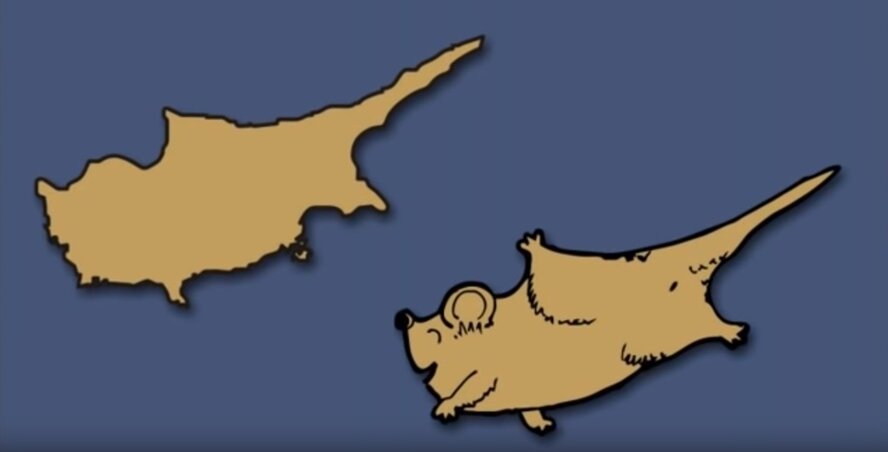 Немецкий художник сделал забавное арт-видео со всеми странами Европы. Кипр в нем - парящая мышь!