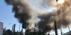 В Никосии тушат крупный пожар в промышленной зоне (обновлено)