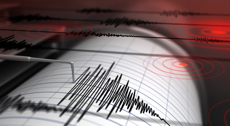 В 365 километрах от Кипра произошло землятресение магнитудой 6 баллов