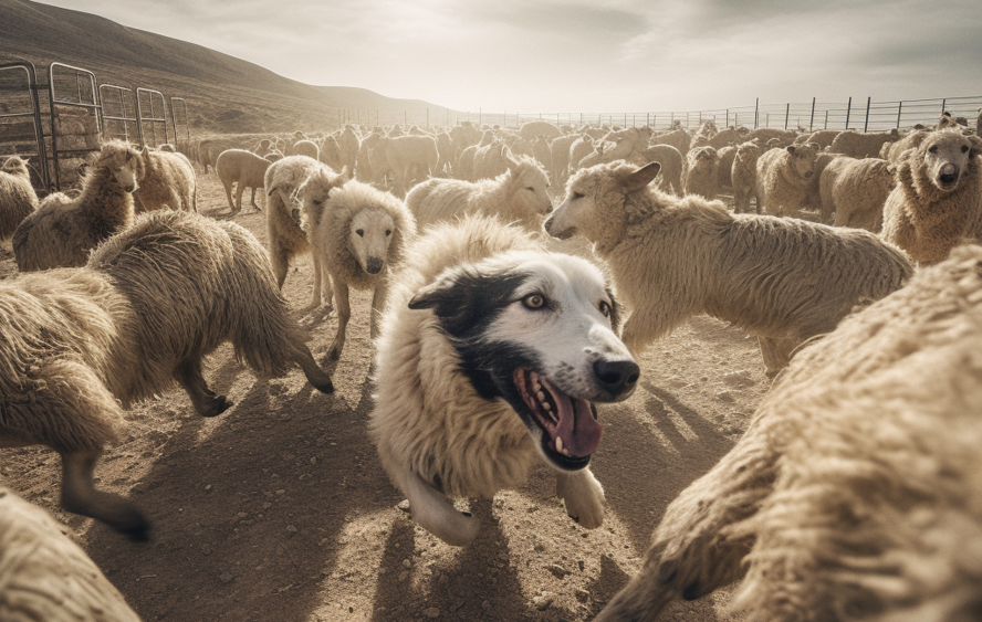 Охотничьи псы убивают беззащитных козочек и овец