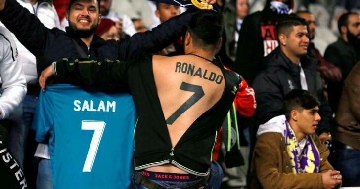Болельщик «Реала» набил Роналду на спину (фото)