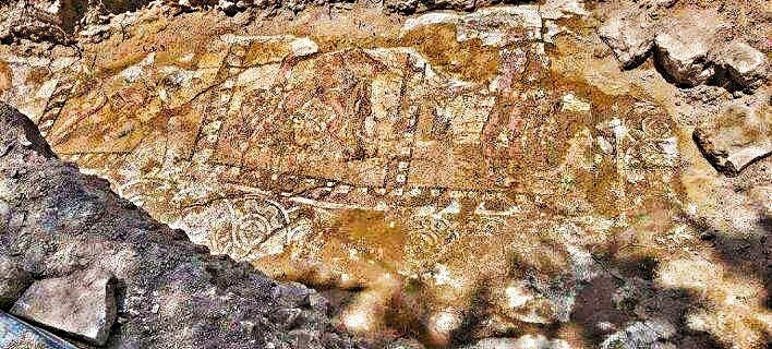 Большой фрагмент мозаичного покрытия обнаружен в Ларнаке