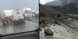 Дождь на Кипре – стихийное бедствие. На хайвее сложился грузовик, в горах завалило дорогу (фото)
