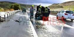 Кипр, дождь, аварии (фото)