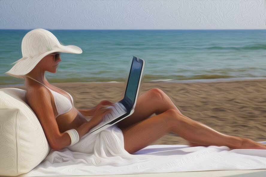 На пляжах Айя-Напы бесплатный Wi-Fi