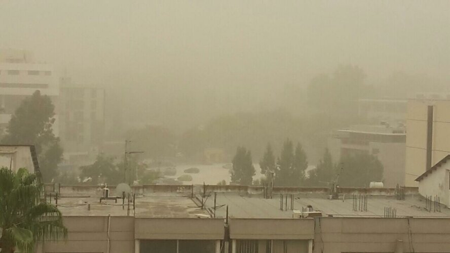 Огромное пылевое облако надвигается на Кипр!