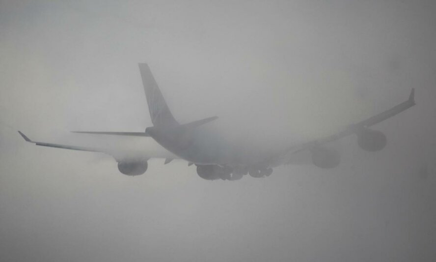 Опять туман в аэропорту Ларнаки