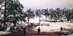 Снежный Троодос много лет назад (ретро-фото)