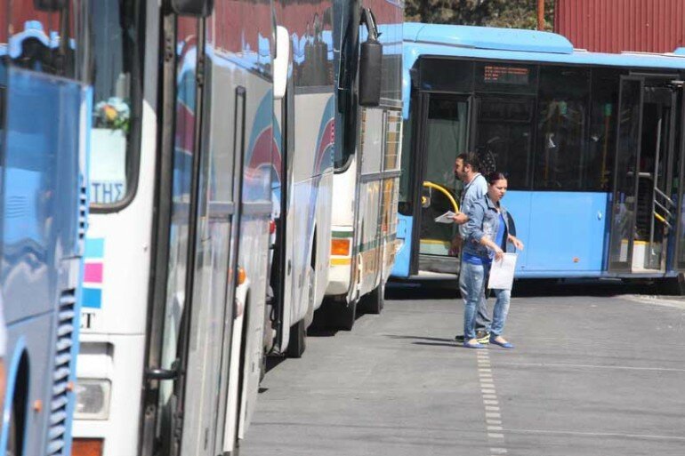Водители автобусов в Ларнаке объявили забастовку