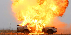 Взрыв уничтожил автомобиль в Лимассоле
