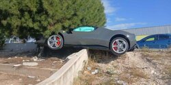 В Лимассоле в аварию попал Ferrari