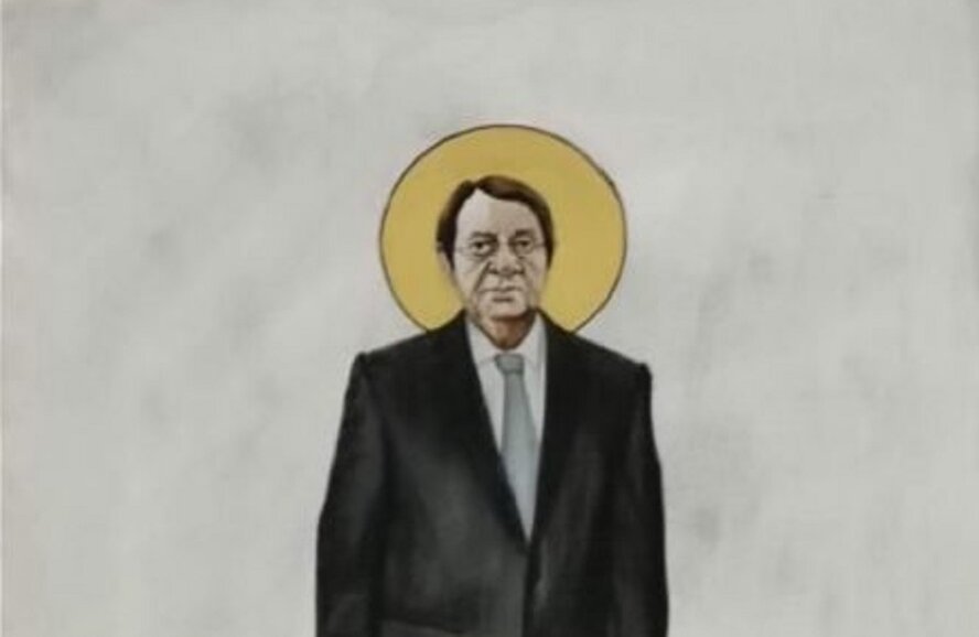 Скандальный кипрский художник изобразил святого Никоса