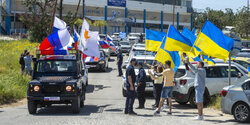 На Кипре прошел автопробег в поддержку России