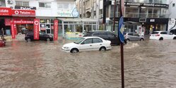 Северный Кипр затопило дождем