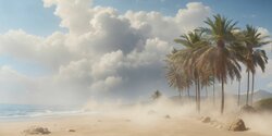 Прогноз погоды на Кипре на ближайшие дни: пыль и сильный ветер