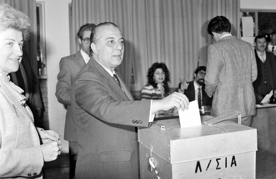 Второй президент Кипра Спирос Киприану