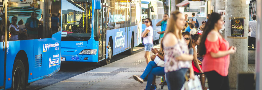 ​Министр транспорта Кипра рекламирует новые автобусы (фото)