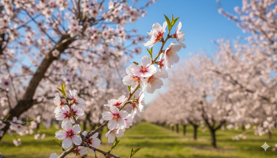 Где увидеть миндальные сады на Кипре