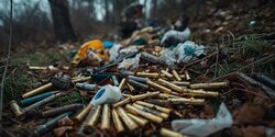 Холмы под Лимассолом оказались завалены мусором после охотничьего сезона