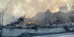 В Никосии сгорел завод по переработке отходов