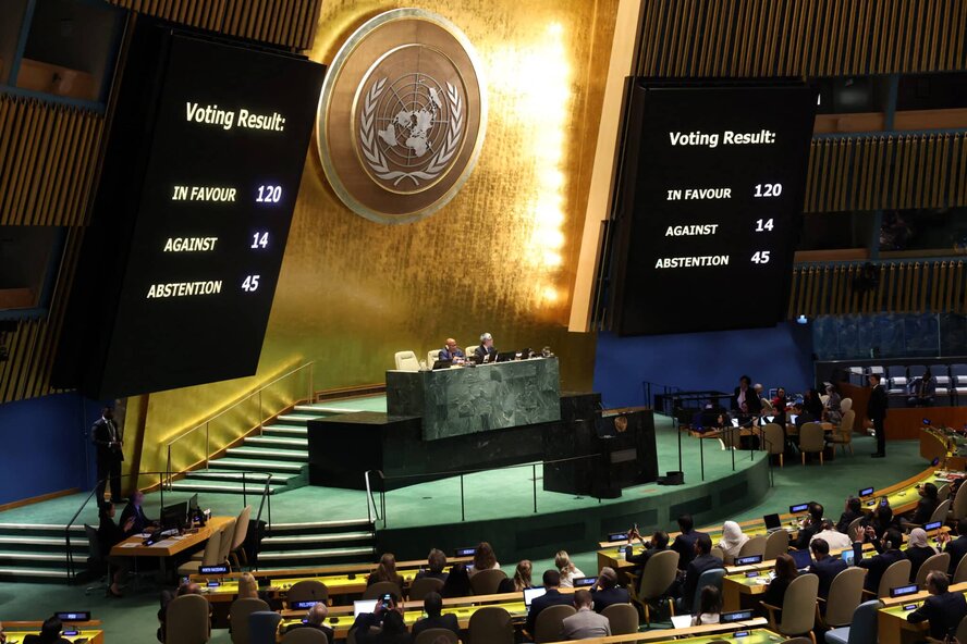 Кипр воздержался при голосовании ООН за прекращение огня на Ближнем Востоке