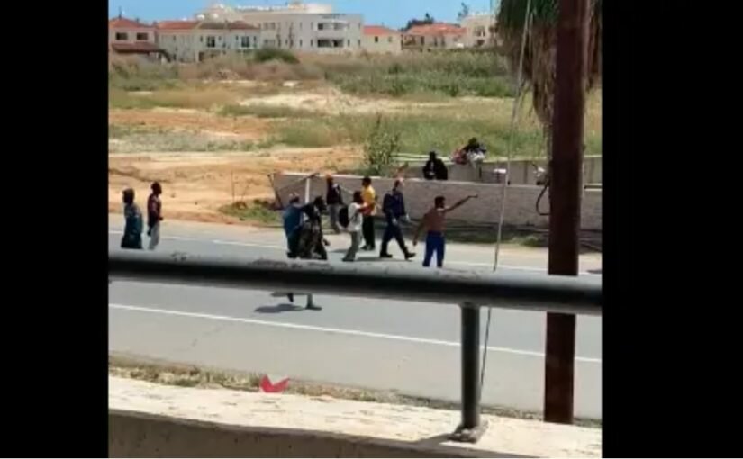 Нападение на жилой комплекс с иммигрантам в Ларнаке Нападение на жилой комплекс с иммигрантам в Ларнаке