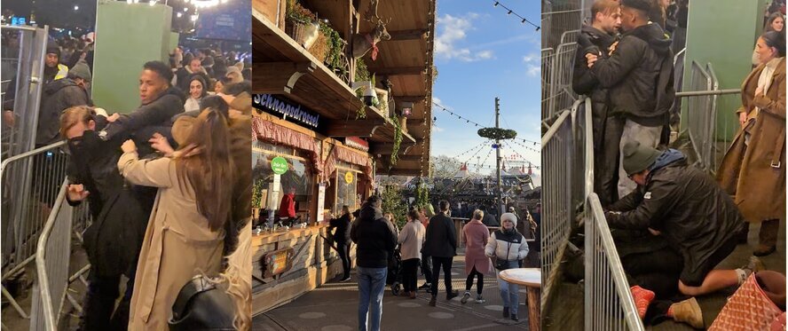 Киприоты стали свидетелями драк на рождественской ярмарке Winter Wonderland в Лондоне