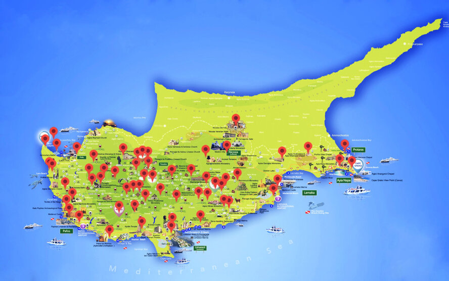 Топ-10 достопримечательностей Кипра 2020 года