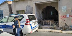 В Ларнаке обрушился заброшенный дом