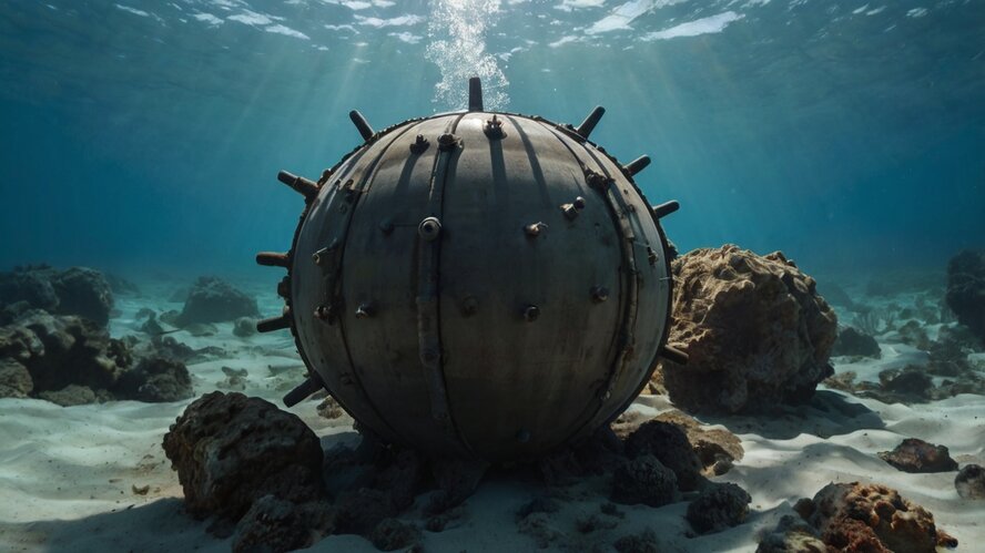 На морском дне у берегов Кипра найдена бомба! На морском дне у берегов Кипра найдена бомба!
