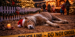 Праздник в рождественской деревне Кипра закончился смертью пони, который развлекал детей