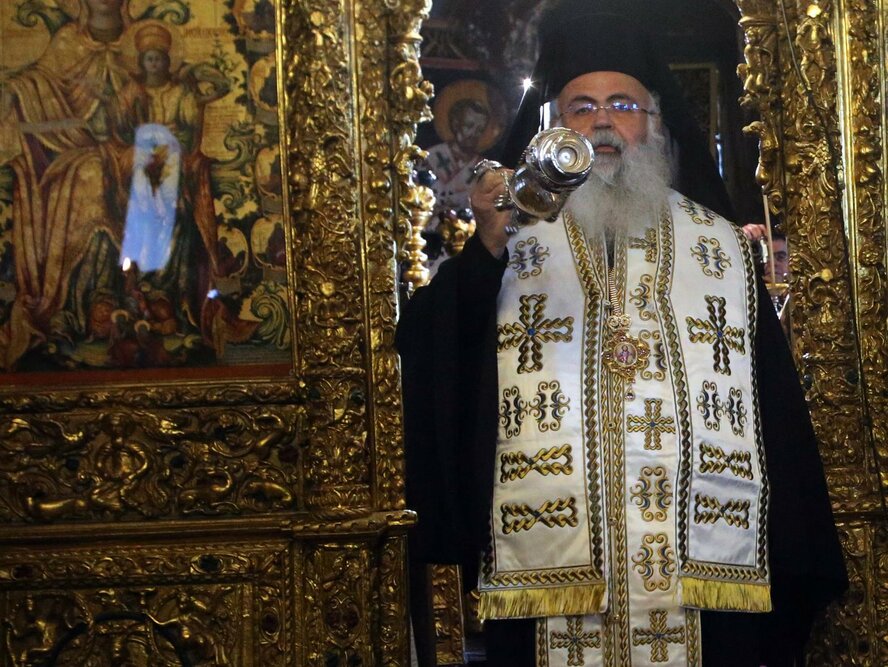 Архиепископ Кипра намерен продолжить сотрудничество с новым папой Римским Архиепископ Кипра намерен продолжить сотрудничество с новым папой Римским