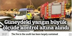 Трагедия с пожаром — главная тема на оккупированных территориях Кипра