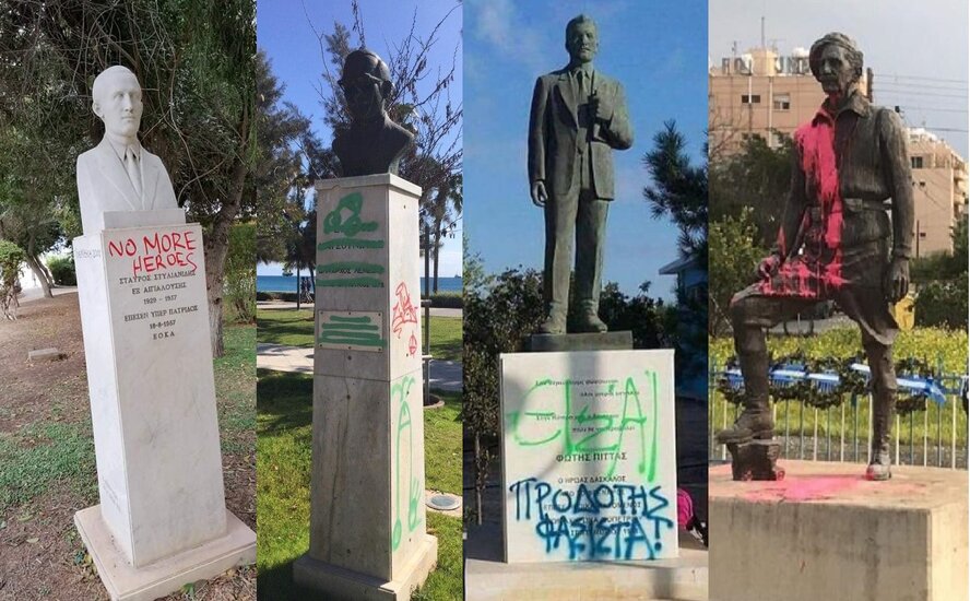 На Кипре осквернен очередной монумент героям национально-освободительной борьбы