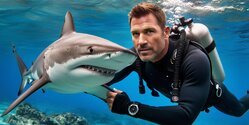 У берегов Пафоса дайвер столкнулся лицом к лицу с акулой