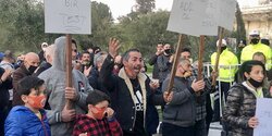 Турки-киприоты устроили акцию протеста на пропускном пункте